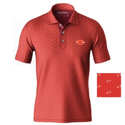 Image of Mens Paw Polo, Red